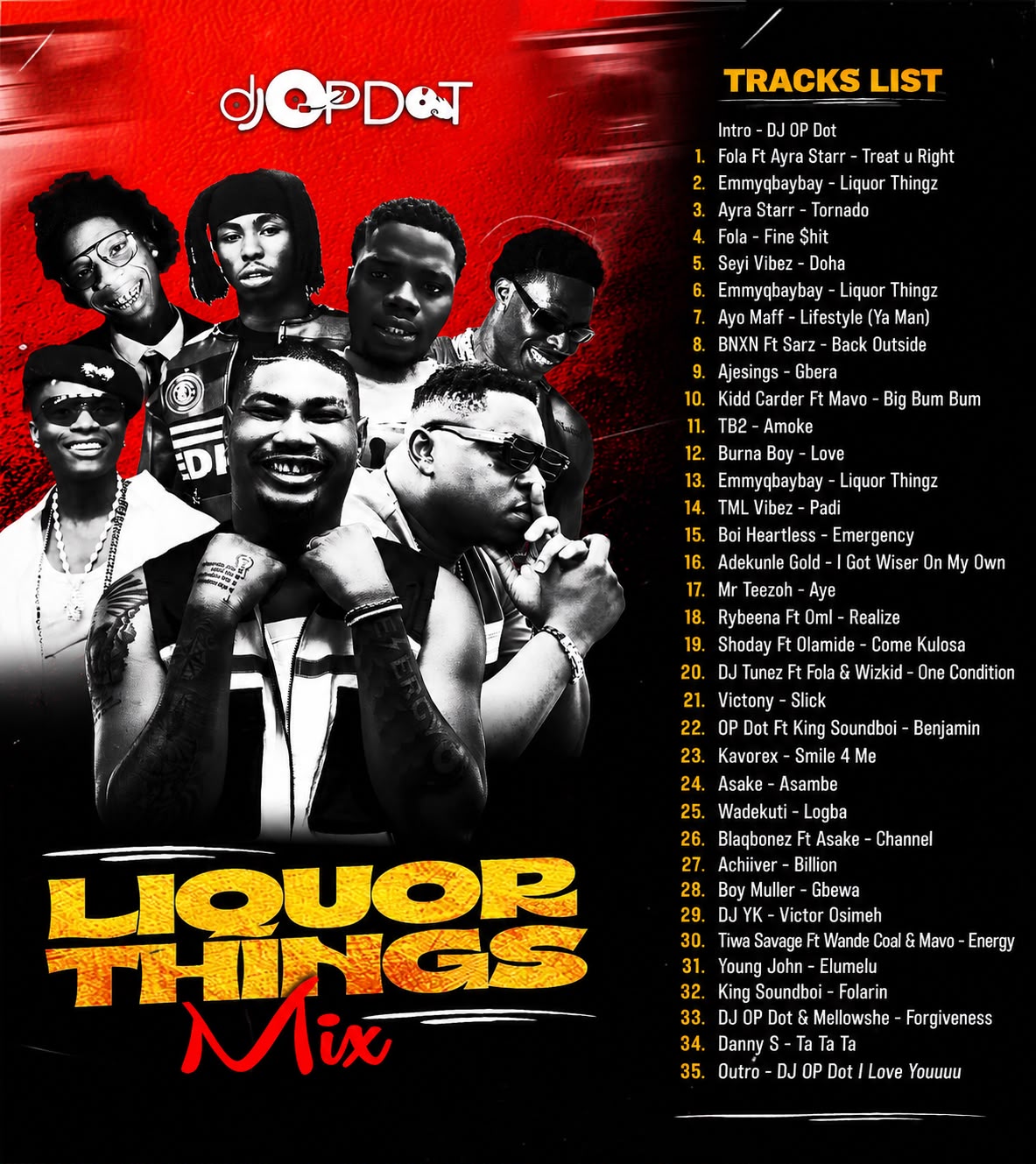 DJ OP Dot – Liquor Thingz Mix