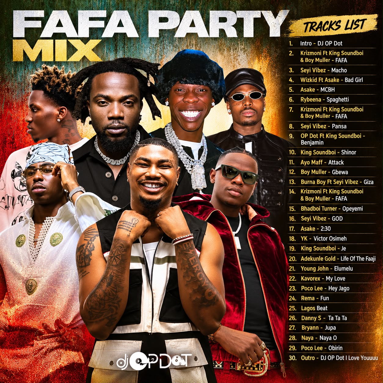 DJ OP Dot – FAFA Party Mix